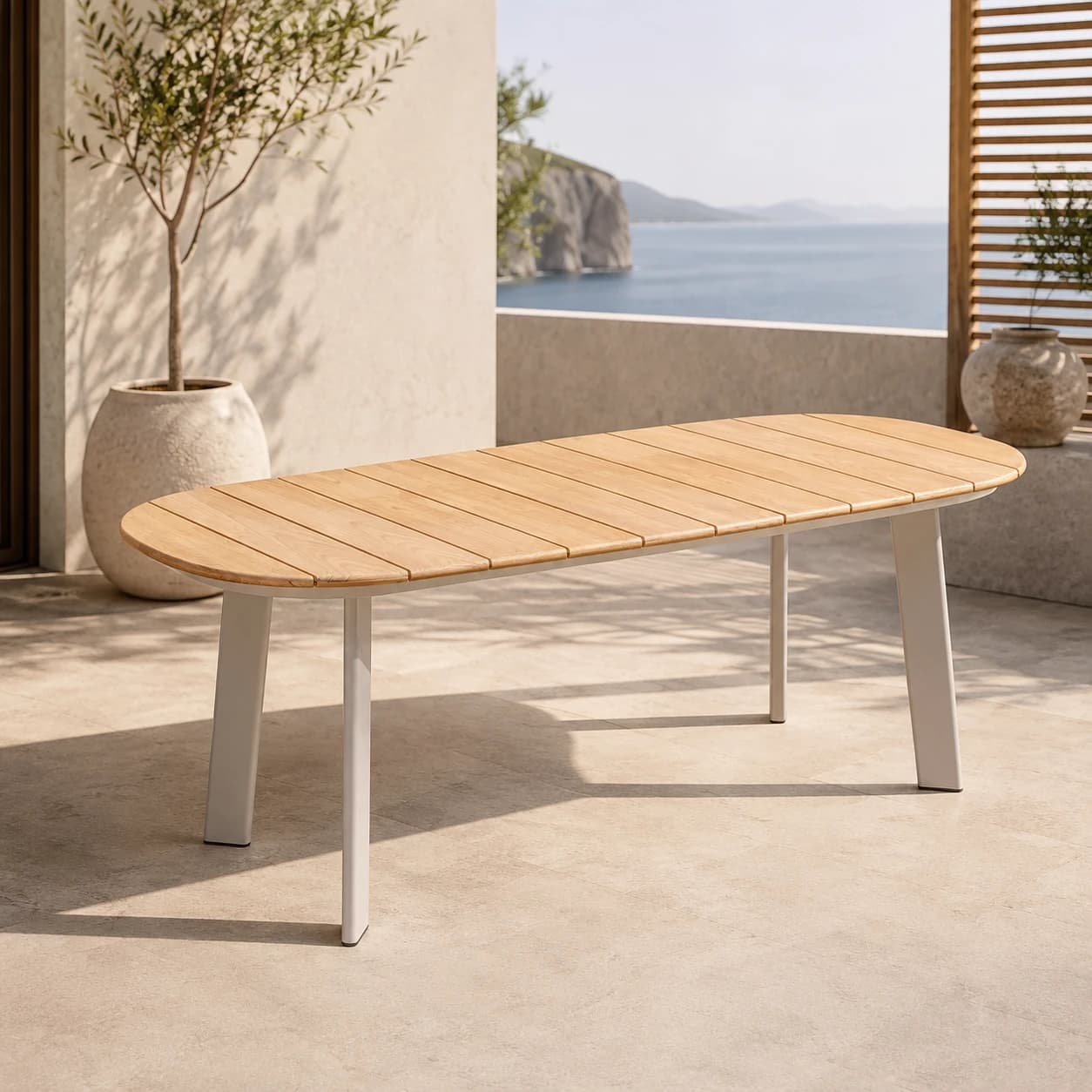 Mesa de Jantar Oval